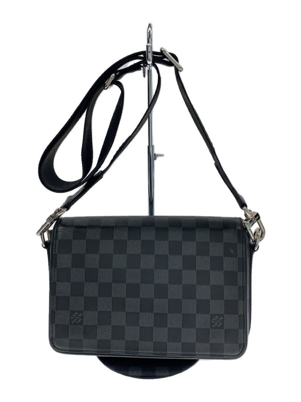 LOUIS VUITTON Studio Messenger Bag Damier Infini Black